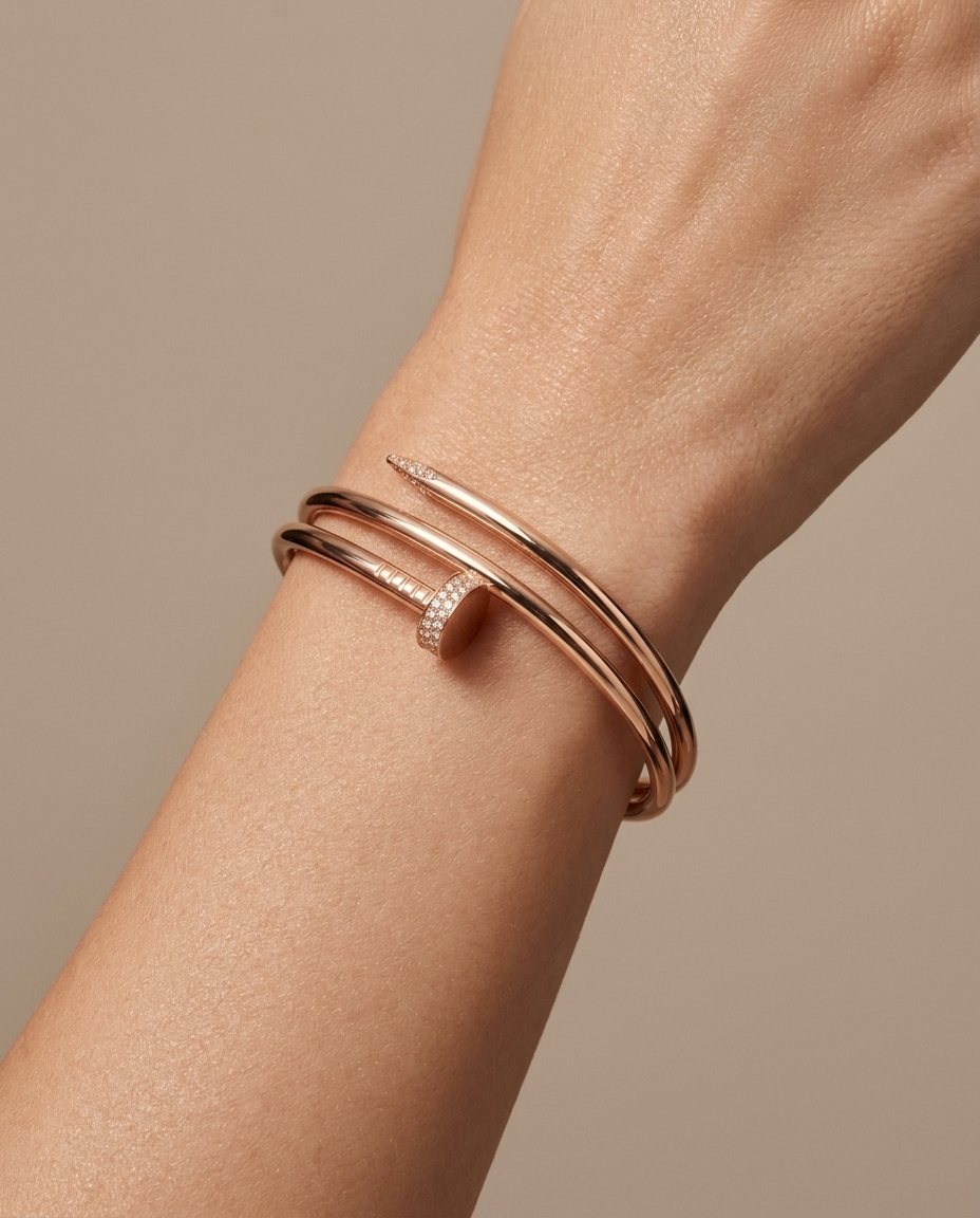 Cartier Juste un Clou Bracelet on model