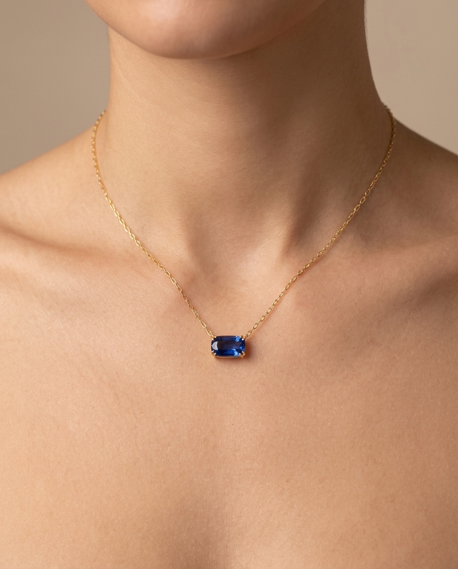 14KT Yellow Gold Kynite Necklace view 2