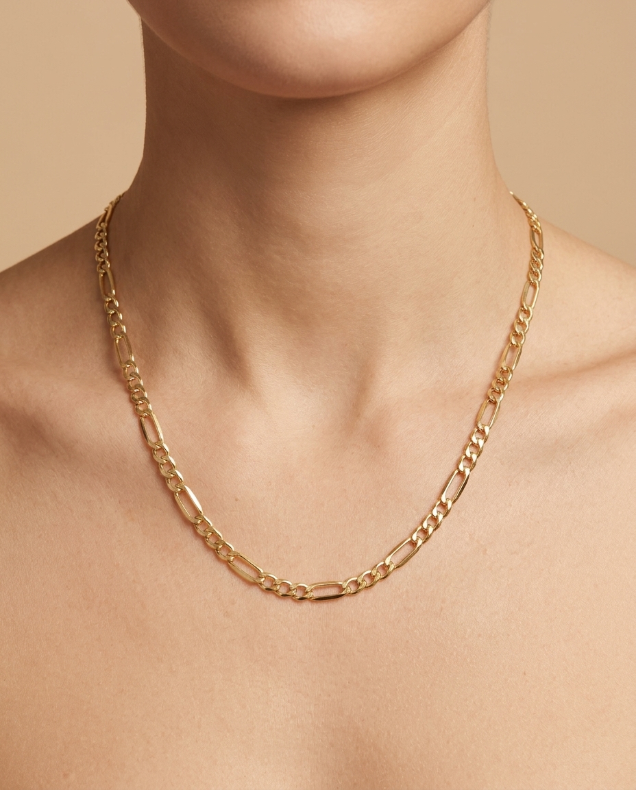 14KT Gold Chain Necklace view 2