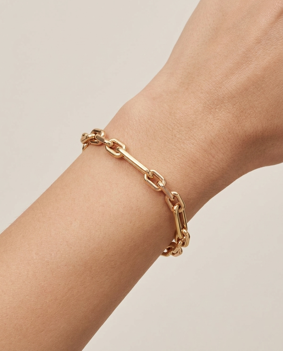 14KT Yellow Gold Bracelet view 2